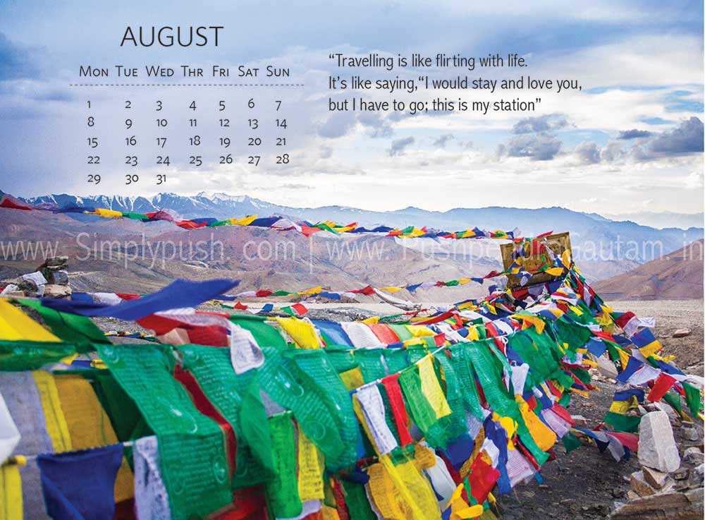 Travel Calendar 16 India Pushpendra Gautam